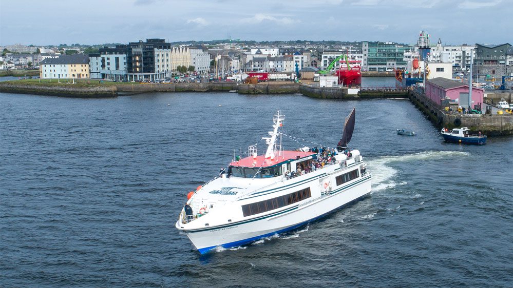 Ireland’s largest domestic ferry launched from Galway City