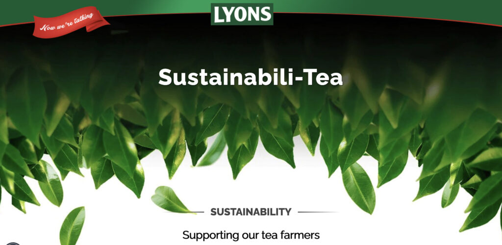 Lyons Tea takes another Big Step towards Sustainabili-Tea