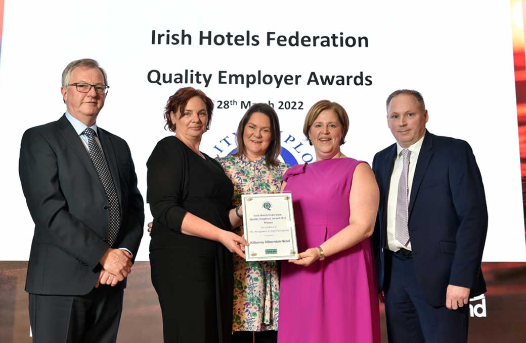 Irish Hotels Commended for Team Development at Annual Awards