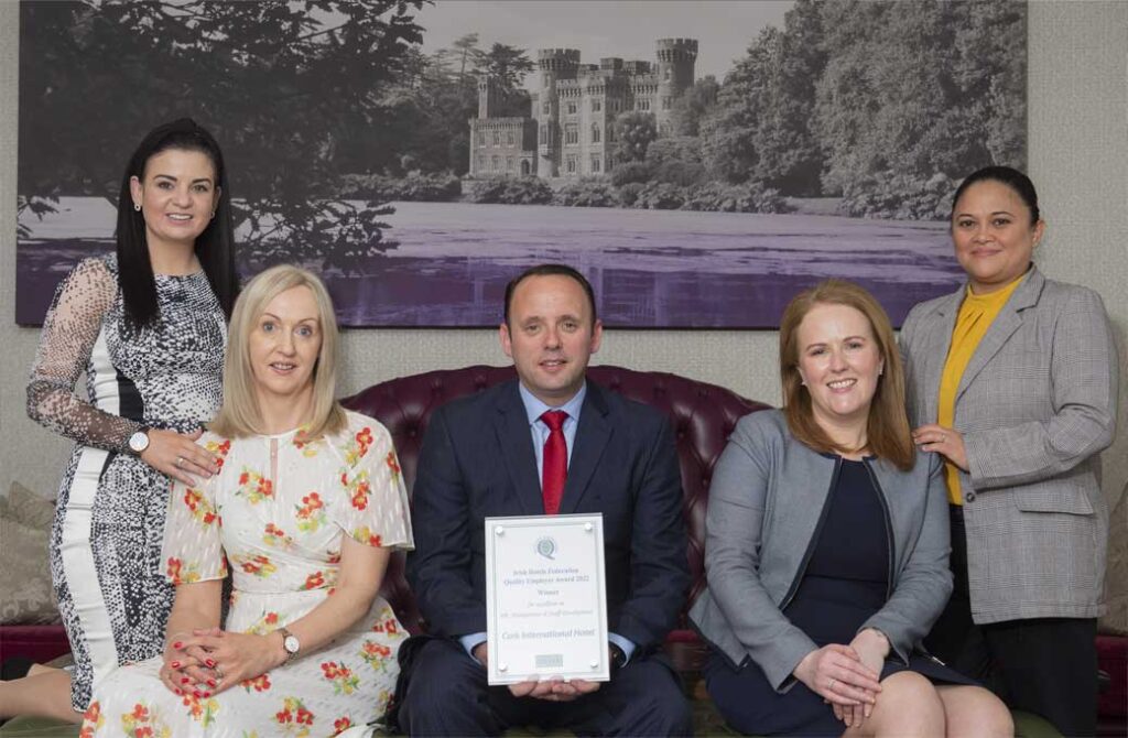Cork Hotel recognised for excellence in recruiting and retaining staff