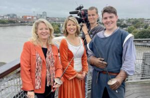 American TV presenter Samantha Brown films new series of popular travel programme ‘Places to Love’ in Ireland