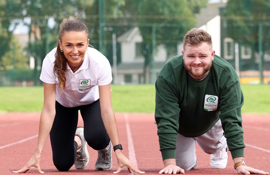 Track Athlete prove that Bord Bia Quality Mark Eggs are hard to beat!