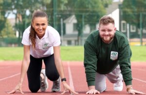 Runny Yolks! Track Athlete Sharlene Mawdsley and Chef Daniel Lambert are put through their paces to prove that Bord Bia Quality Mark Eggs are hard to beat!