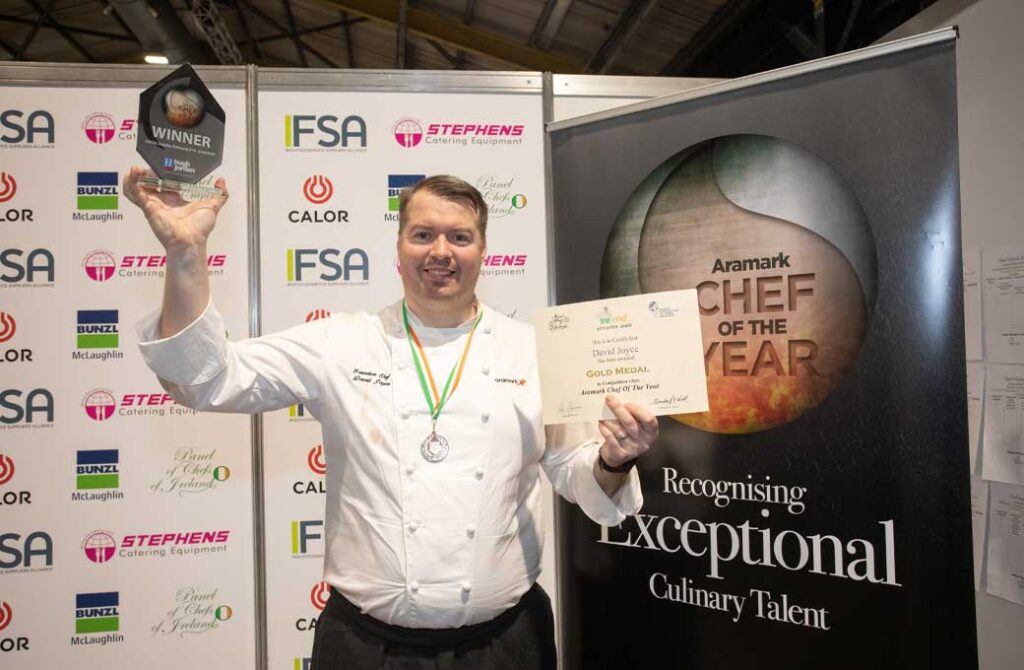 David Joyce wins Aramark Ireland’s Chef of the Year 2023