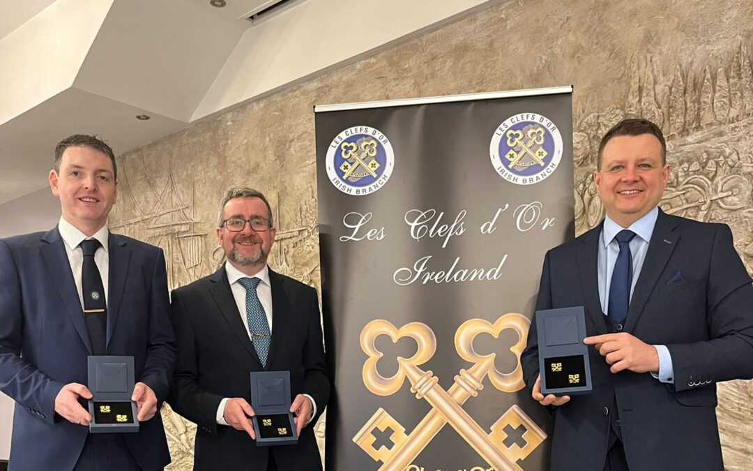 Killarney Hotels Collection: The Europe Hotel & Resort and The  Dunloe Hotel & Gardens Concierge Team Members are honoured with esteemed Les Clefs d’Or